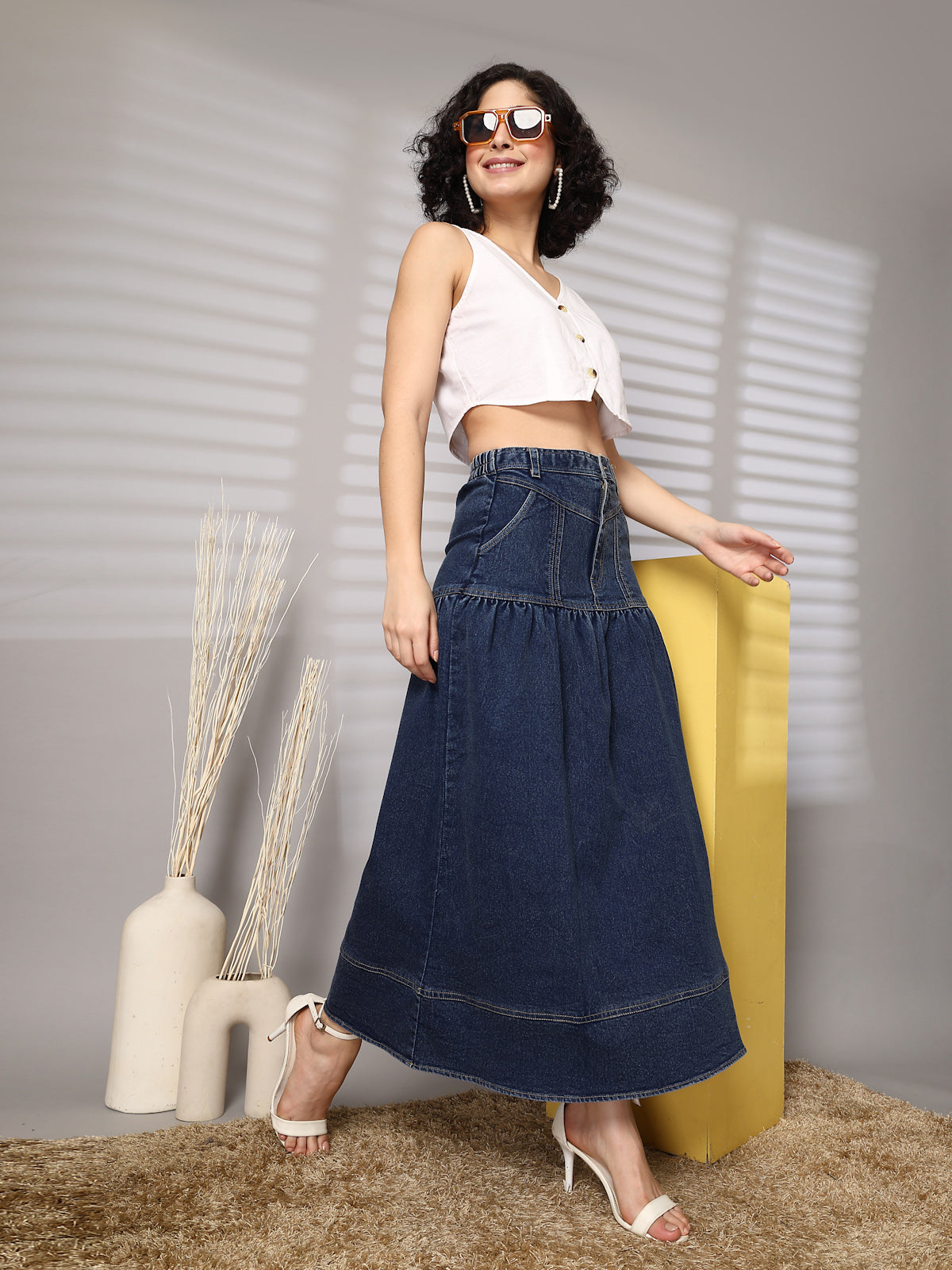 A-Line Maxi Skirt