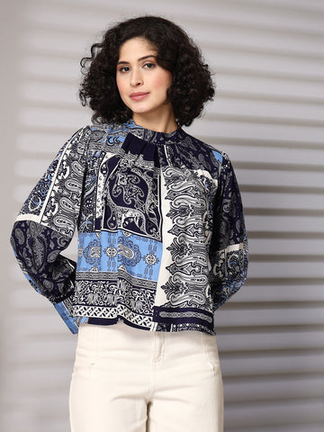 Women Abstract Printed Top