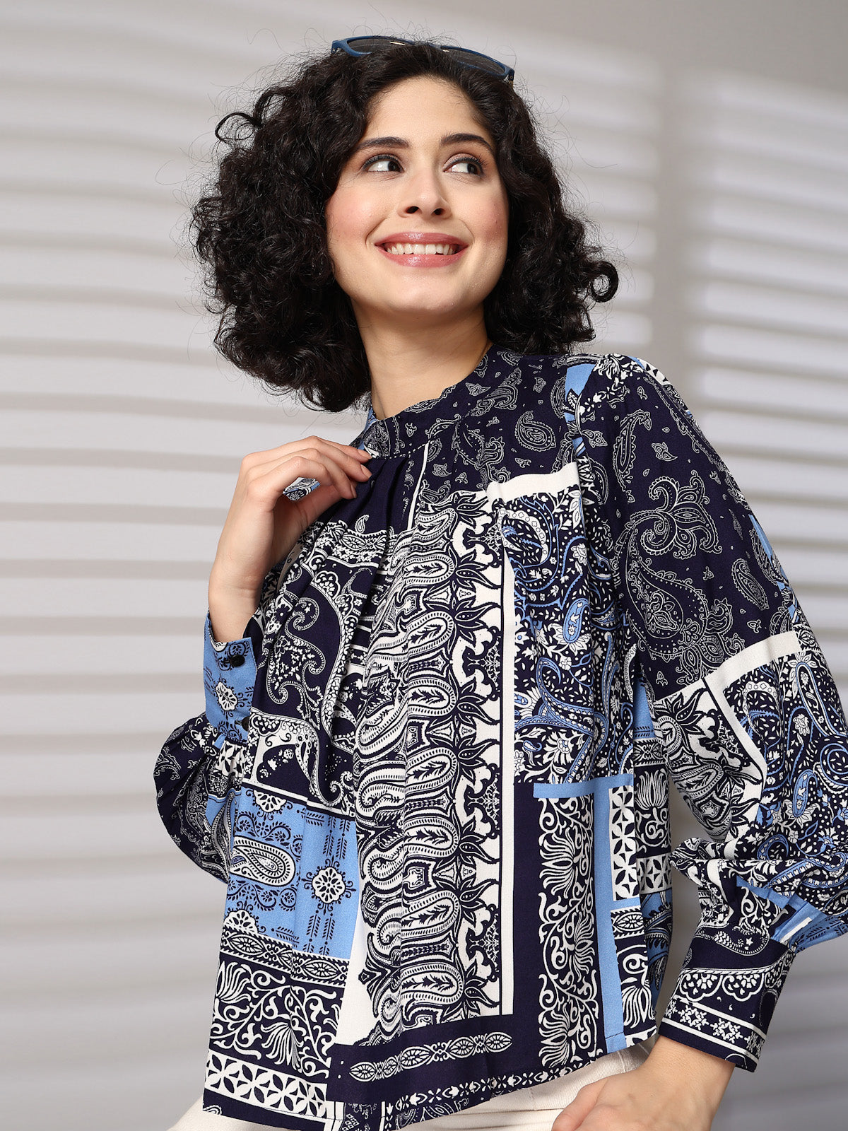 Women Abstract Printed Top