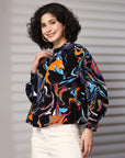 Women Abstract Printed Top