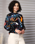 Women Abstract Printed Top