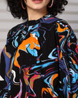 Women Abstract Printed Top