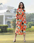 Print Shirt Dress