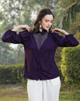 Women Opaque Checked Casual Buttoned Top