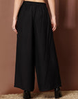 Women Loose Fit Pleated Trousers