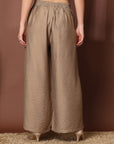 Women Loose Fit Pleated Trousers