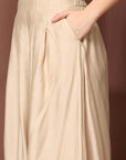 Women Loose Fit Pleated Trousers