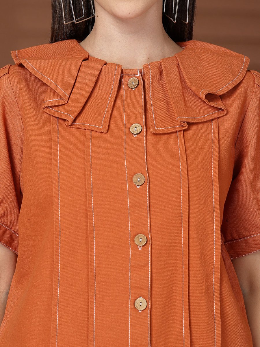 Round Neck Top With Trousers Co-Ords Set