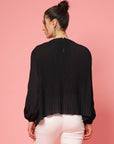 Ribbed Sequinned Regular Top