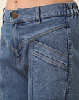 Women Blue Mid-Rise Stretchable Light Fade Cotton Jeans