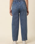 Women Blue Mid-Rise Stretchable Light Fade Cotton Jeans