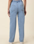 Women Blue Mid-Rise Stretchable Cotton Jeans