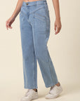 Women Blue Light Shade Stretchable Jeans