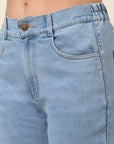 Women Blue Mid-Rise Stretchable Cotton Jeans