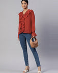 Ruffles Georgette Top
