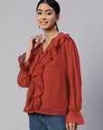 Ruffles Georgette Top
