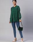 Georgette Longline Top