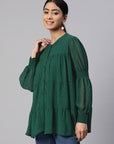 Georgette Longline Top