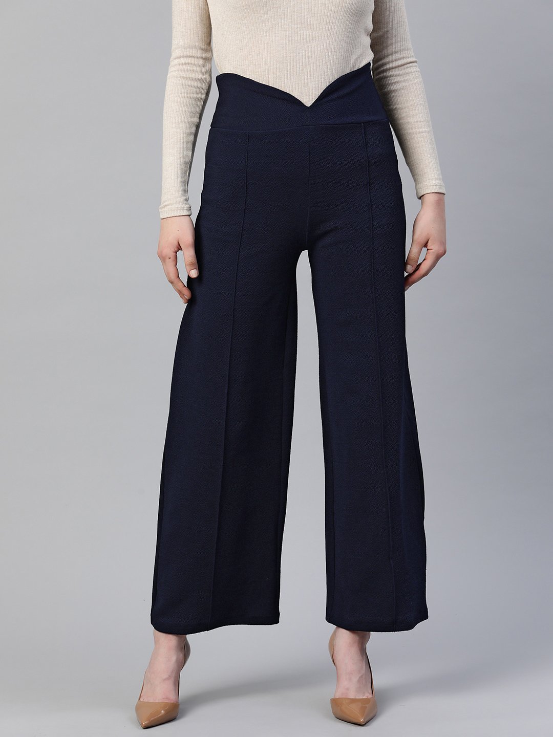 Women Pleated Formal Trousers
