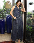 V-Neck Coat With Skirt Co-Ords blue