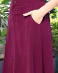 V-Neck Sleeveless Co-Ords purple