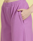 Women Mid-Rise Parallel Trousers