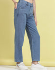 Women Mid-Rise Clean Look Stretchable Jeans