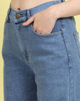 Women Mid-Rise Clean Look Stretchable Jeans