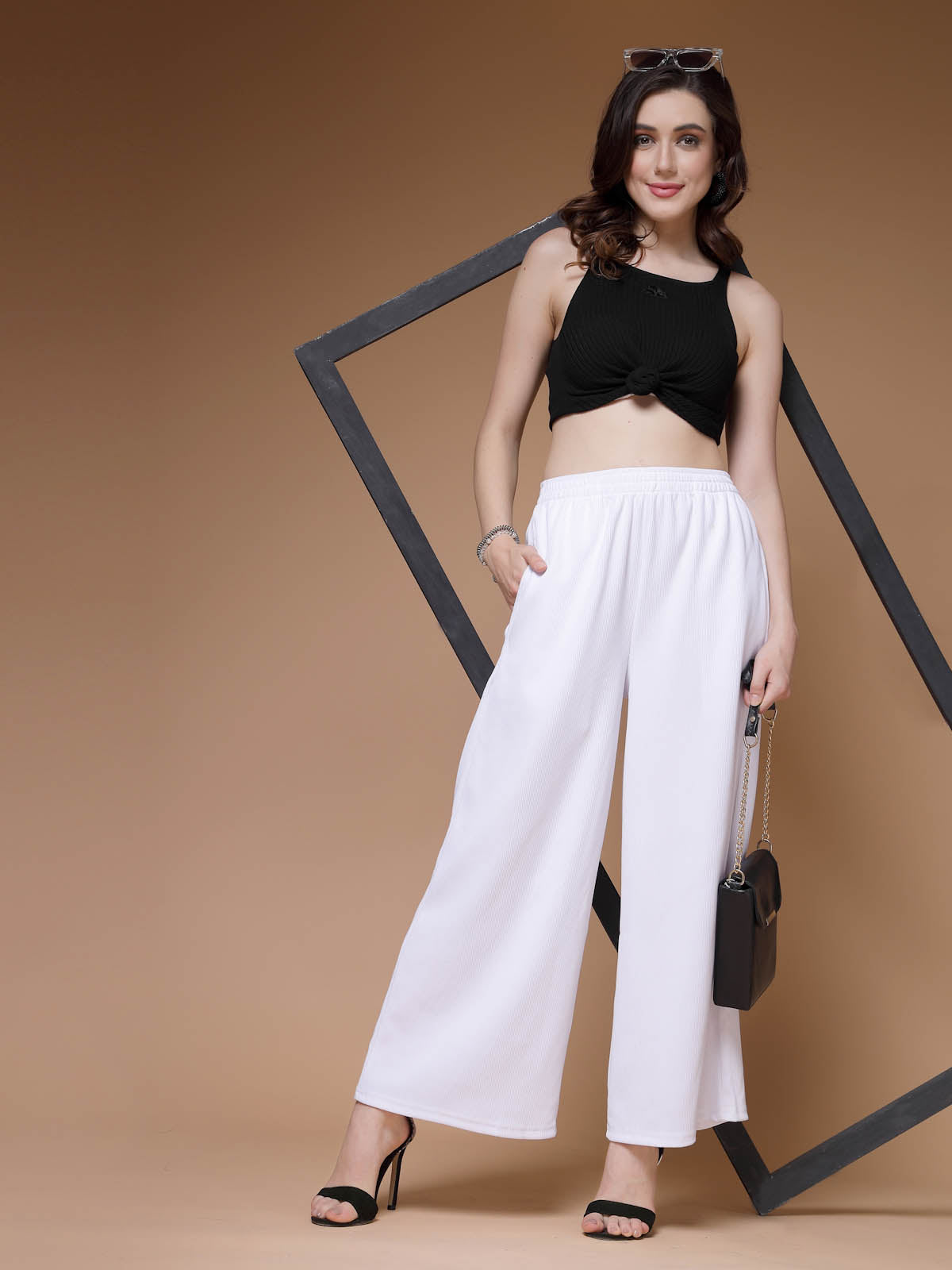 Women Mid-Rise Parallel Trousers – CINK