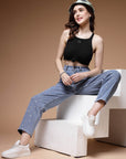 Women Mid-Rise Clean Look Stretchable Jeans