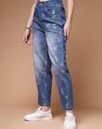 Women Mid-Rise Light Fade Clean Look Stretchable Jeans