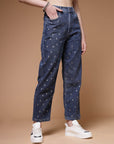 Women Blue Clean Look Light Fade Stretchable Jeans