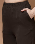 Women Mid-Rise Bootcut Trousers