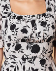 Floral Print Fit & Flare Dress