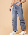 Women Blue Clean Look Mid-Rise Light Fade Cropped Cotton Jeans
