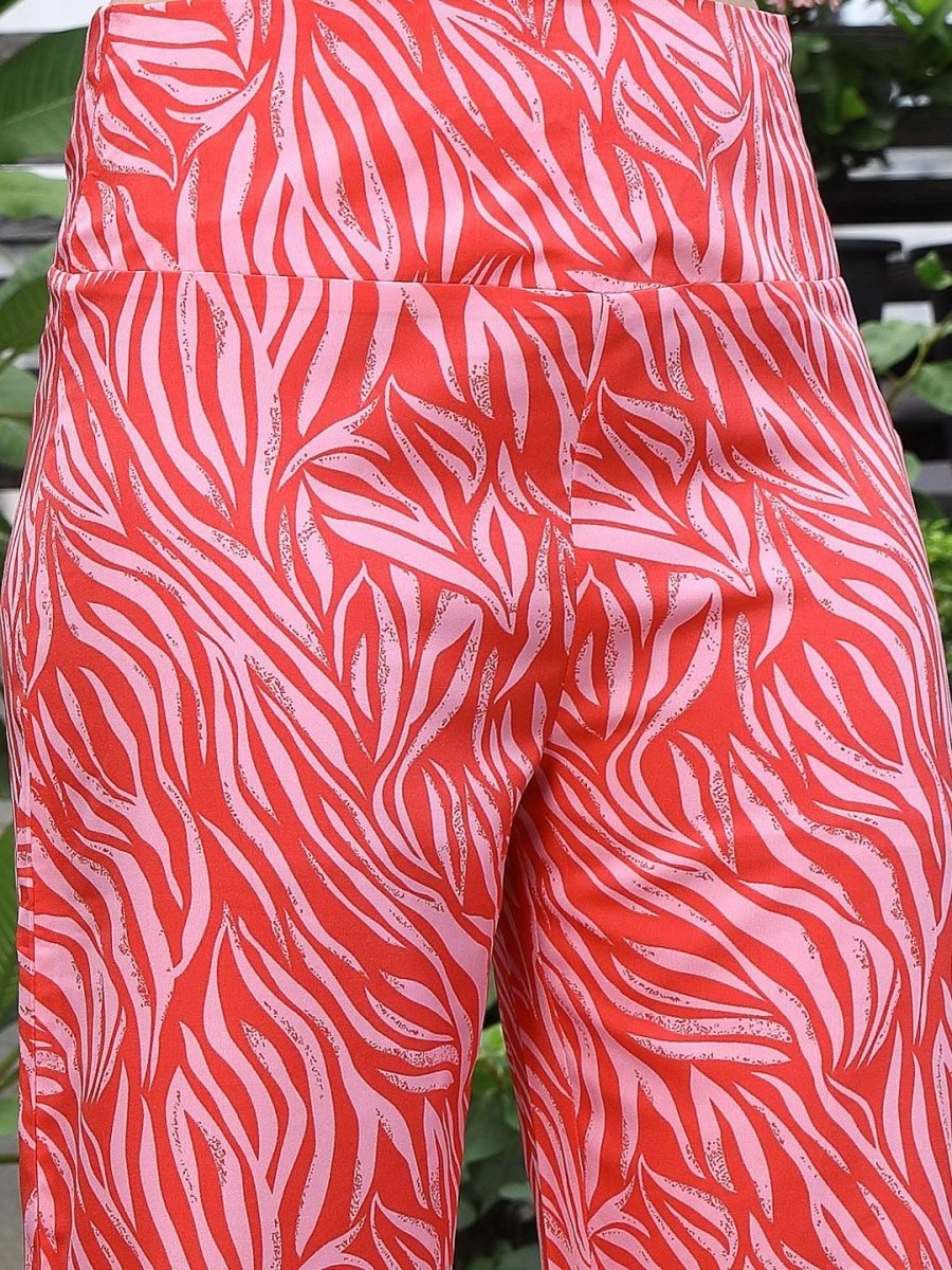 Printed Top With Trousers Co-Ord Set pink