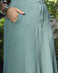 V-Neck Sleeveless Co-Ords sea Green