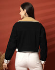 Women Fleece Open Front Jacket