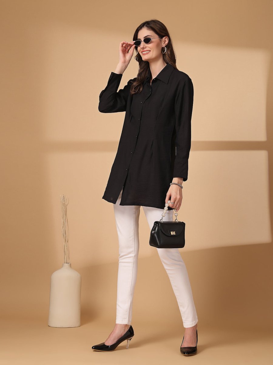 Women Opaque Casual Buttoned Top