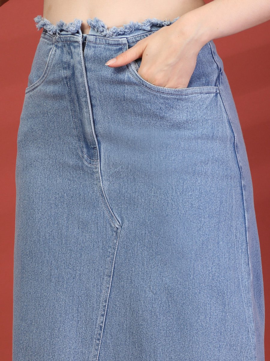 Women A-Line Maxi Skirt