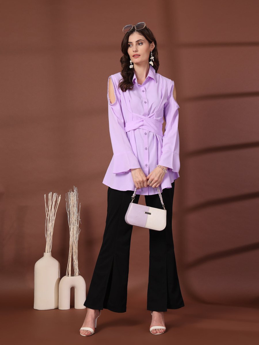 Women Opaque Casual Buttoned Top