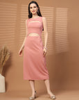 Women Sheath Midi Dress