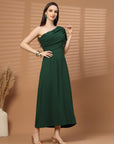 Women A-Line Midi Dress
