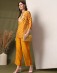 Embroidered Pure Cotton Top With Trouser Co-Ords