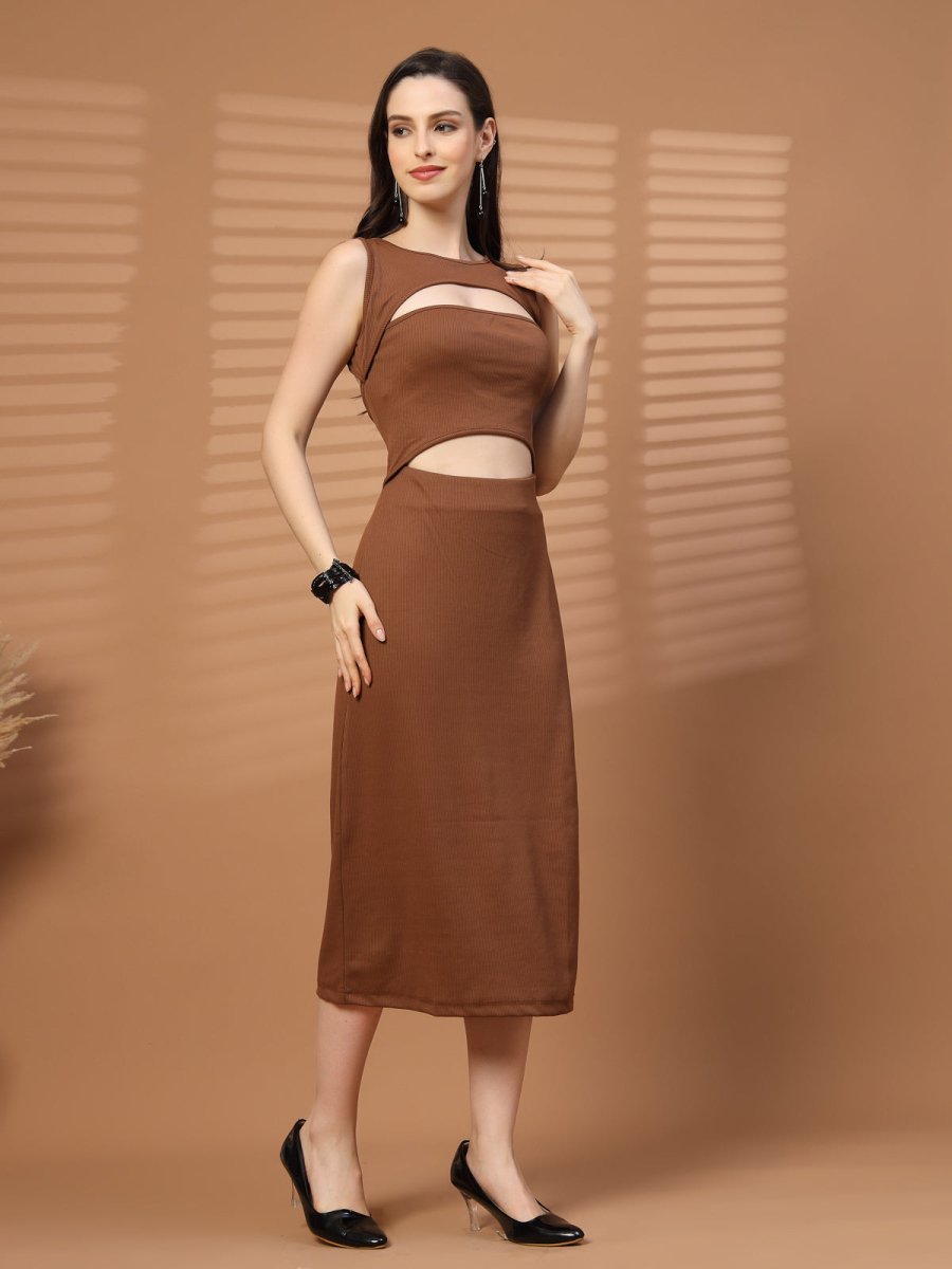 Women A-Line Midi Dress