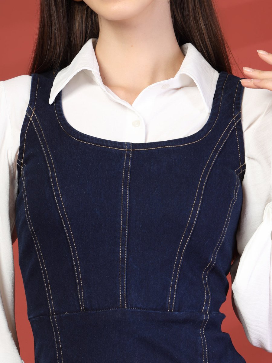 Women Sheath Midi Dress