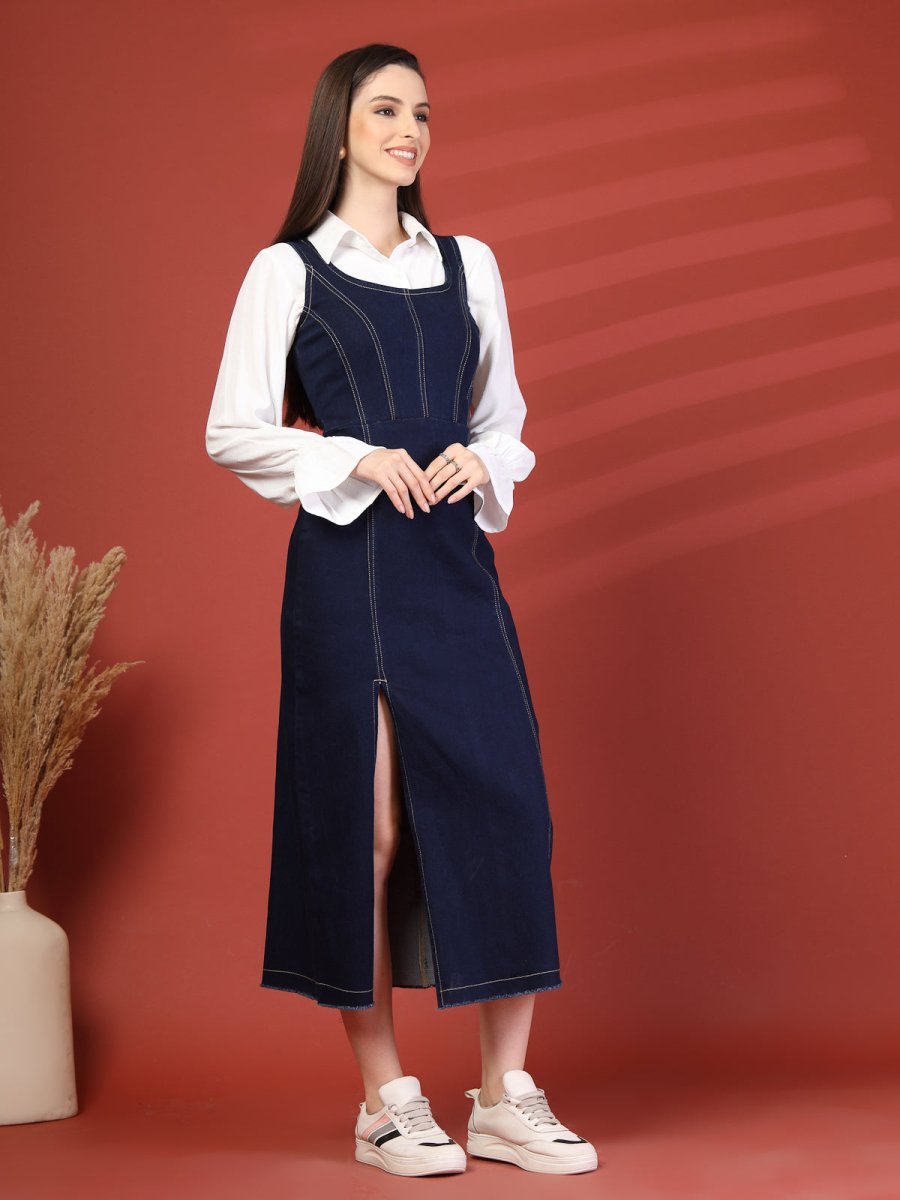 Women Sheath Midi Dress