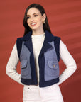 Women Fleece Open Front Jacket