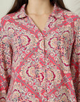 Pink Printed opaque Casual shirt