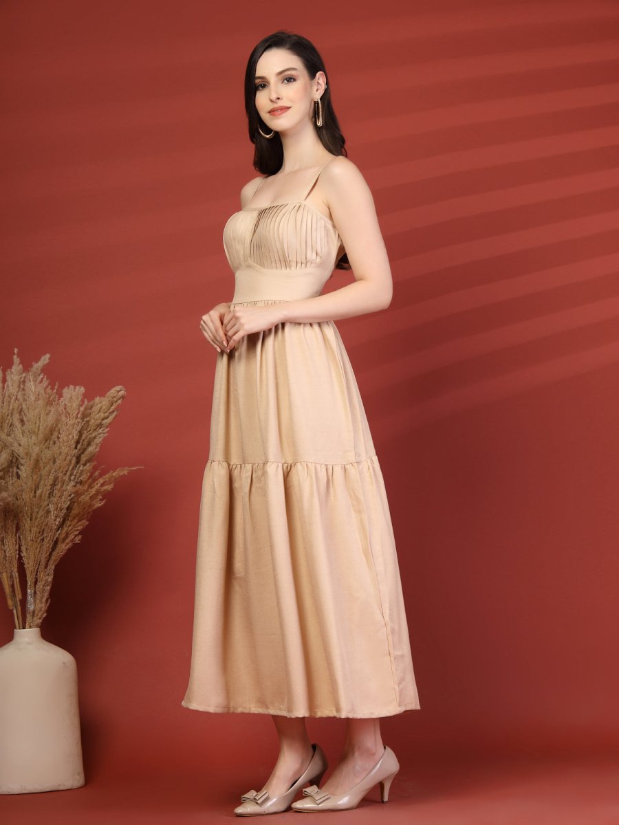 Women A-Line Midi Dress